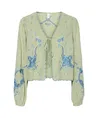 YAS Vest Lia Embroidery