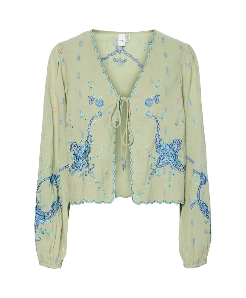 YAS Vest Lia Embroidery