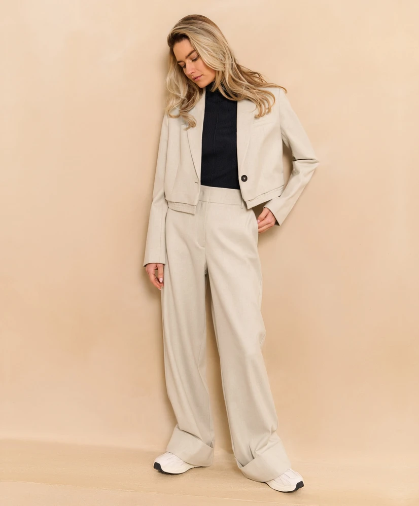 YAYA Blazer Cropped