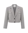 YAYA Blazer Woven Short Checkered