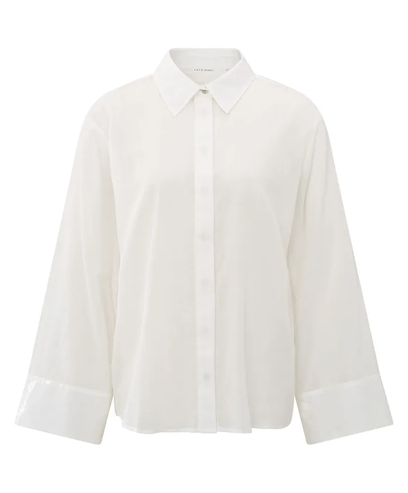 YAYA Blouse Back Buttons