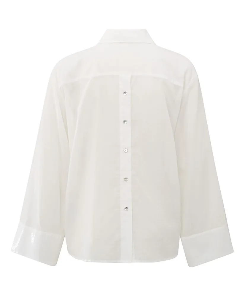 YAYA Blouse Back Buttons