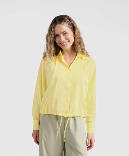 YAYA Blouse Batwing Edges
