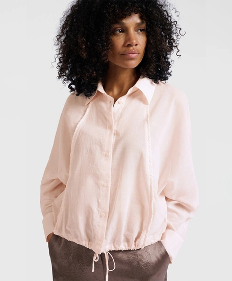 YAYA Blouse Batwing Edges