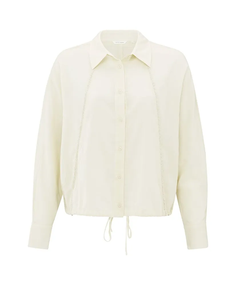 YAYA Blouse Batwing Edges