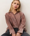 YAYA Blouse Black Slit