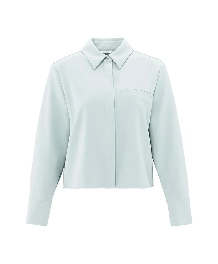 YAYA Blouse Cropped Pocket