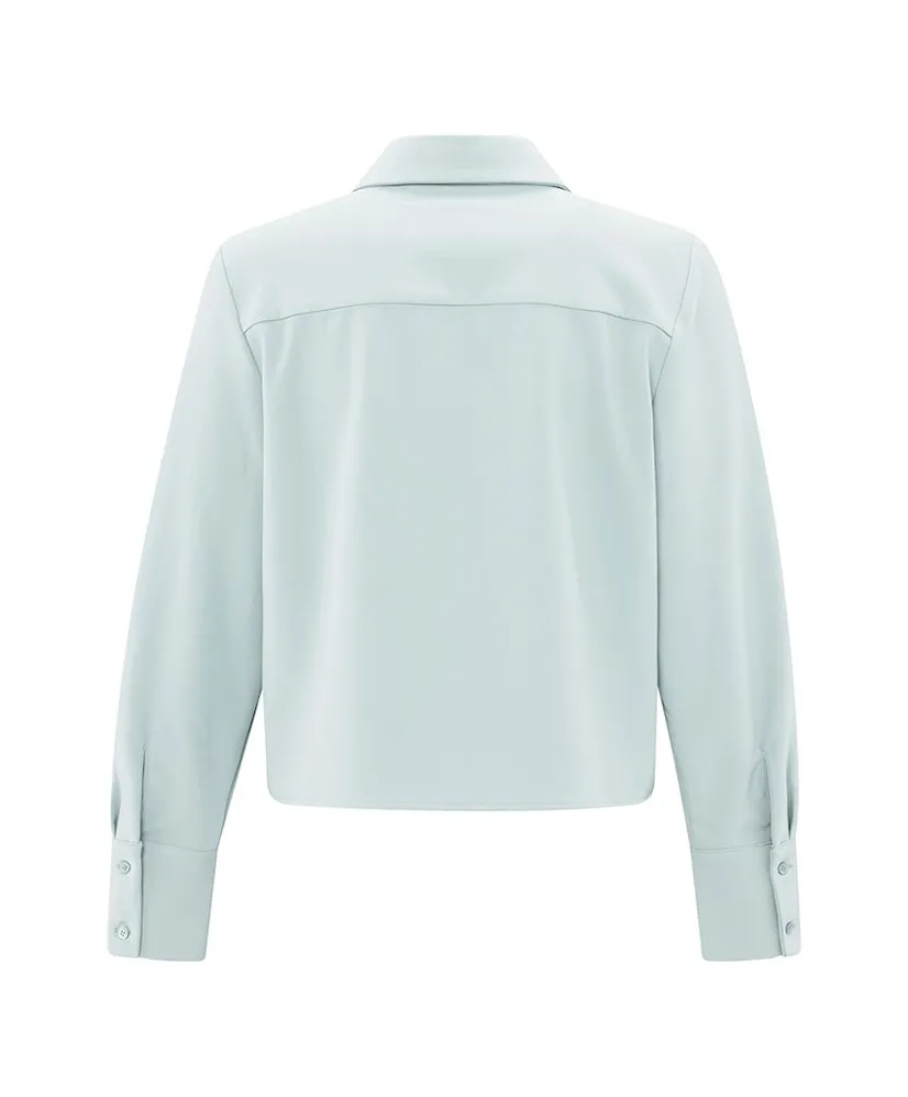 YAYA Blouse Cropped Pocket
