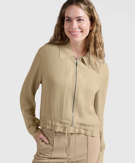 YAYA Blouse Jacket Zipper