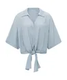 YAYA Blouse Knotted Detail