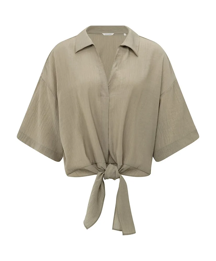 YAYA Blouse Knotted Detail