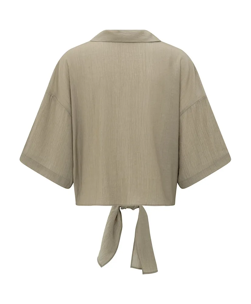 YAYA Blouse Knotted Detail