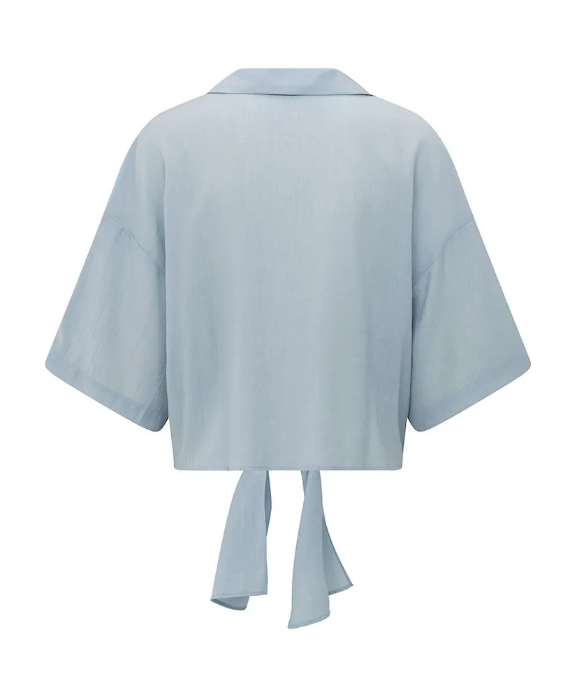 YAYA Blouse Knotted Detail