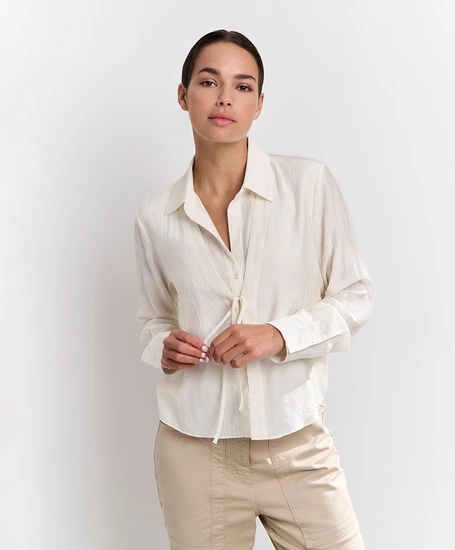 YAYA Blouse Layered Texture