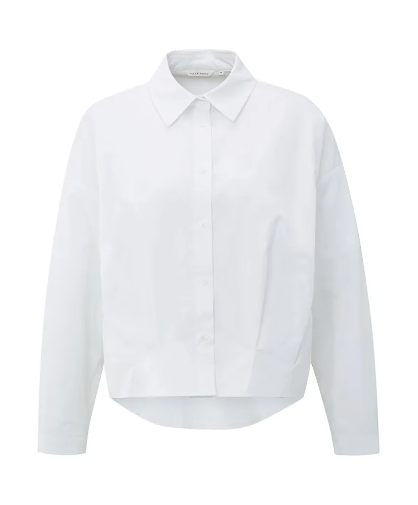 YAYA Blouse Poplin Pleat