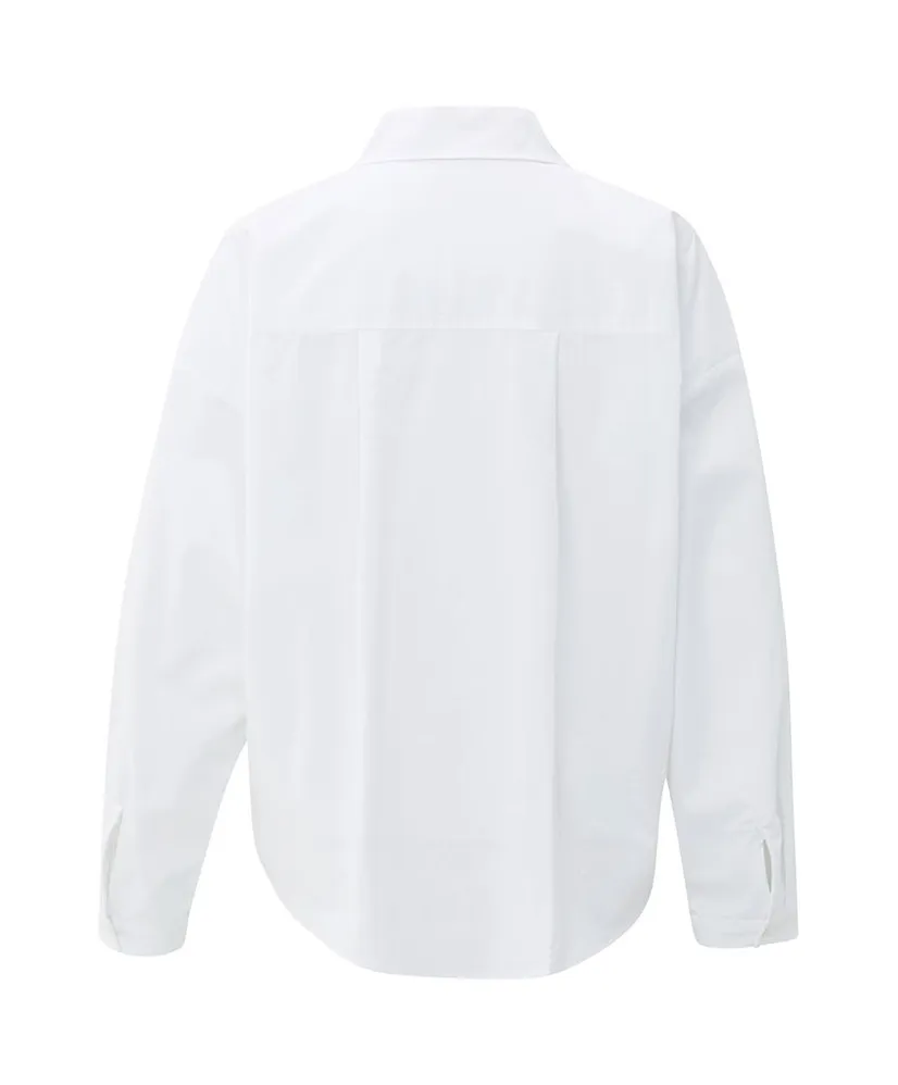 YAYA Blouse Poplin Pleat