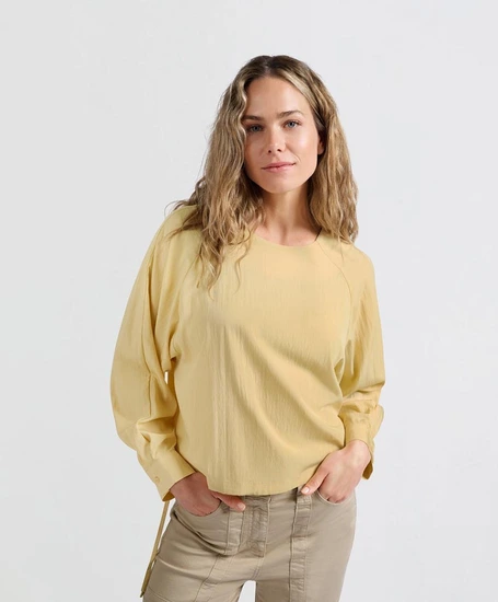 YAYA Blouse Raglan Drawcord