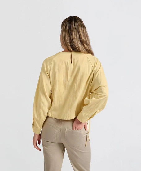 YAYA Blouse Raglan Drawcord