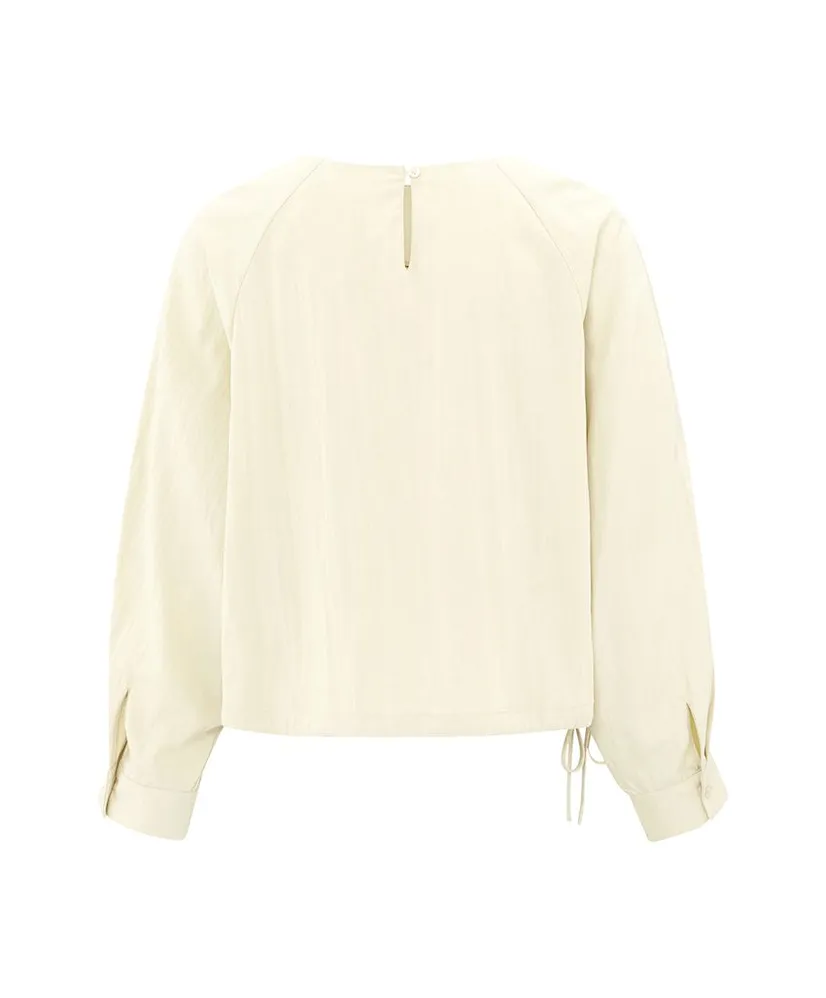 YAYA Blouse Raglan Drawcord