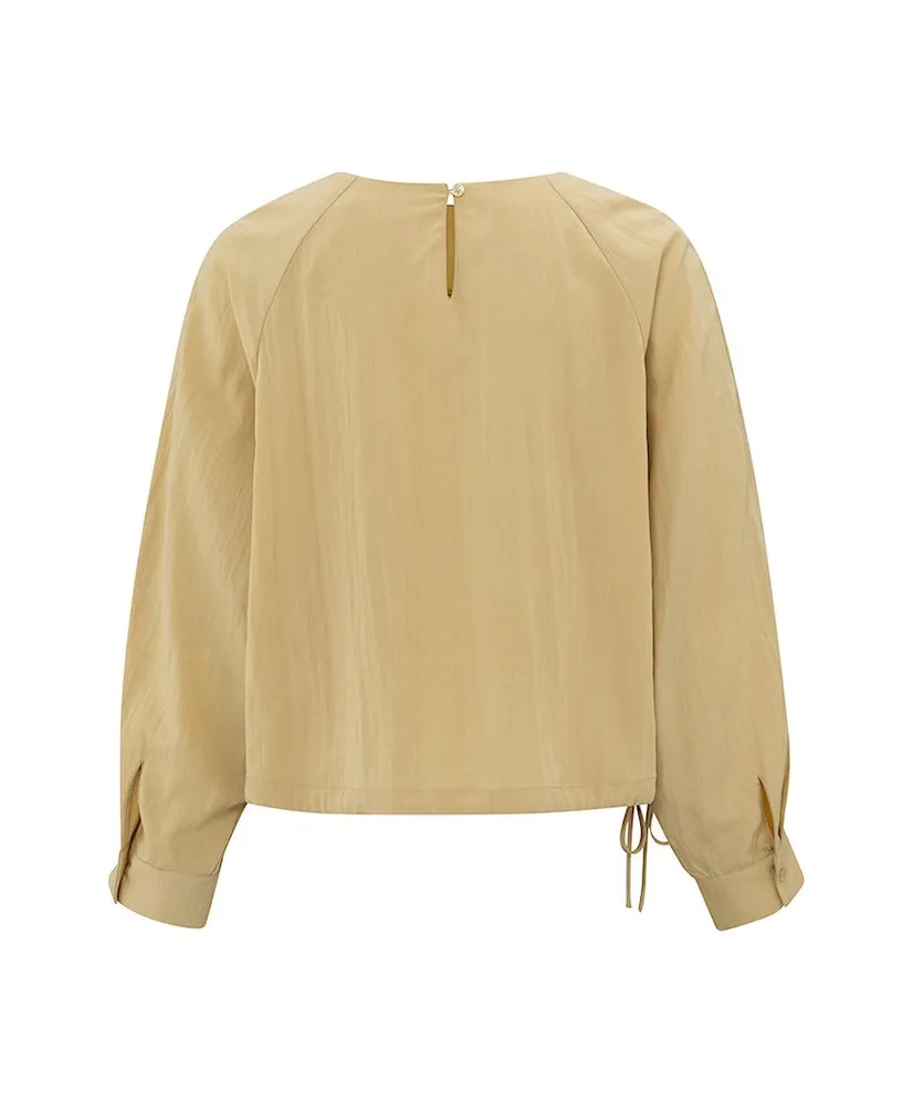 YAYA Blouse Raglan Drawcord