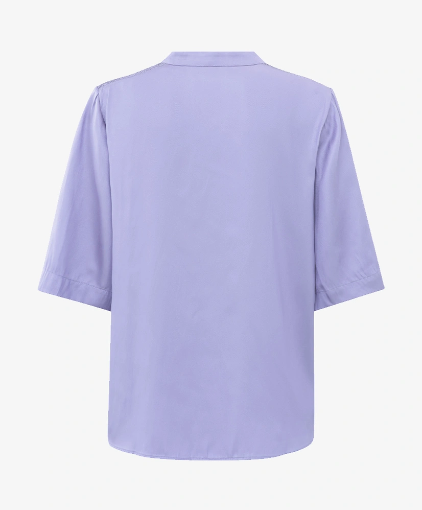 YAYA Blouse Satin V-neck