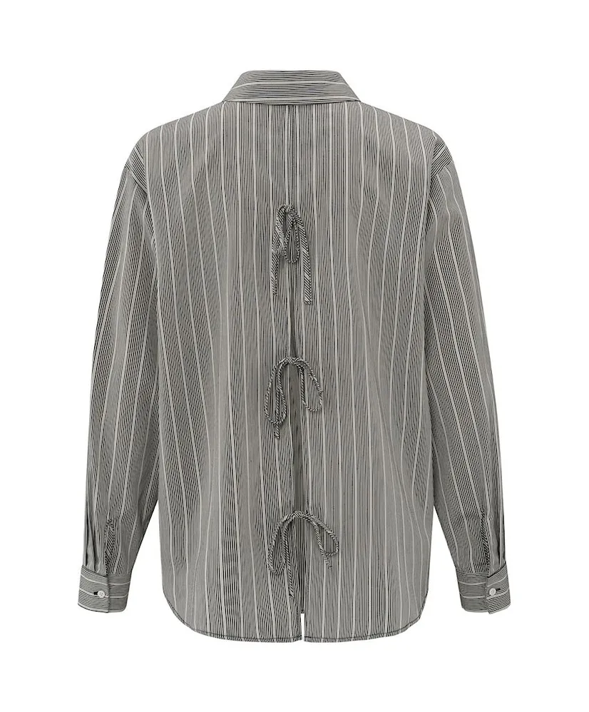 YAYA Blouse Striped Bows
