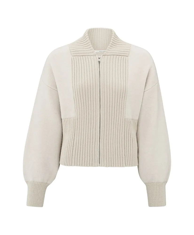 YAYA Bomber Vest Rib