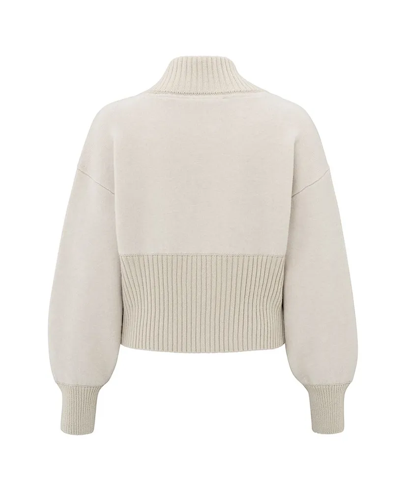 YAYA Bomber Vest Rib