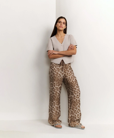 YAYA Broek Leopard