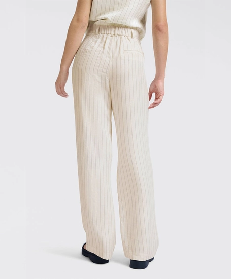 YAYA Broek Linnen Wide Leg Strepen