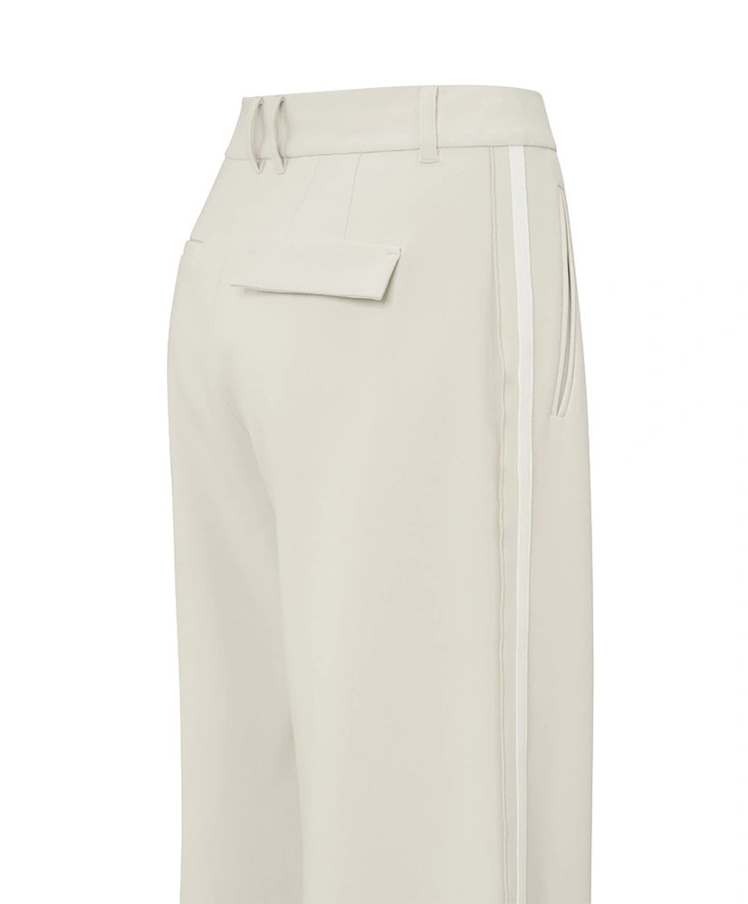YAYA Broek Stripe Wide Leg
