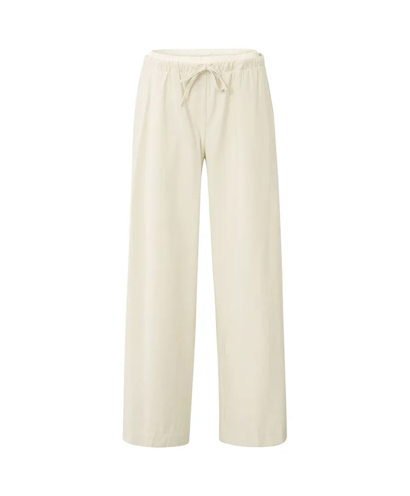 YAYA Broek Wide Leg Effen
