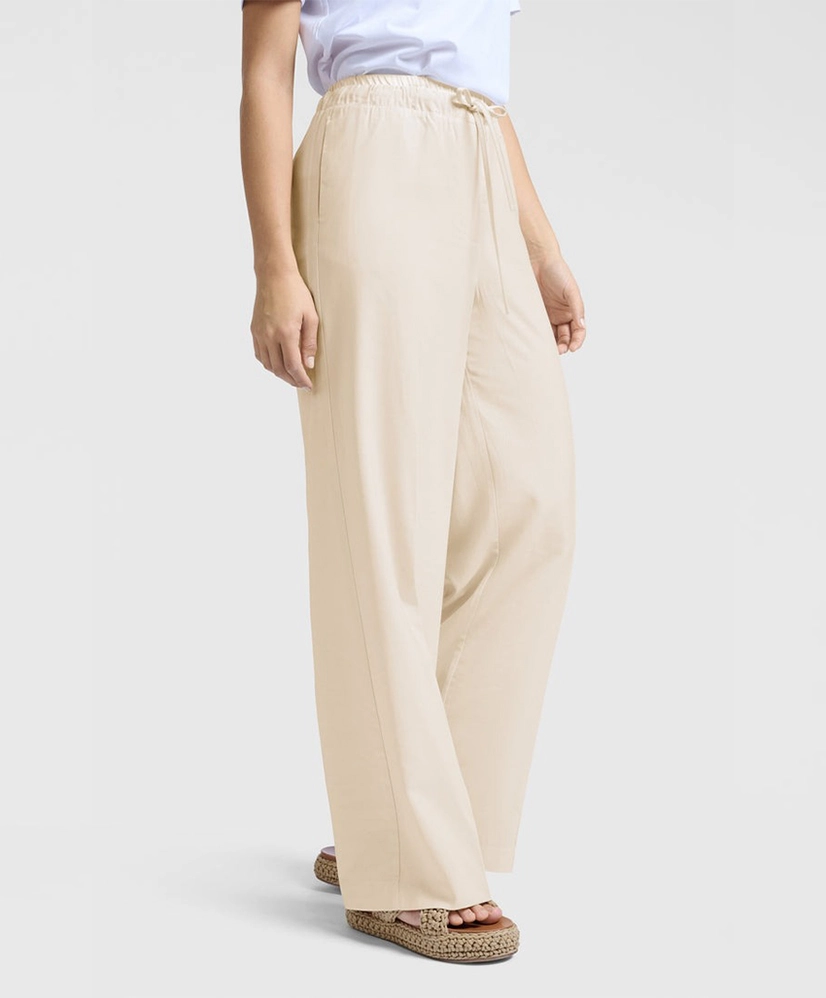 YAYA Broek Wide Leg Effen