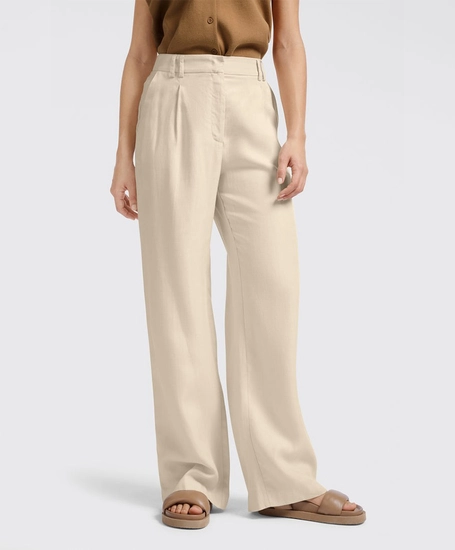 YAYA Broek Wide Leg Linnen