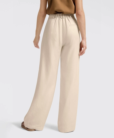 YAYA Broek Wide Leg Linnen