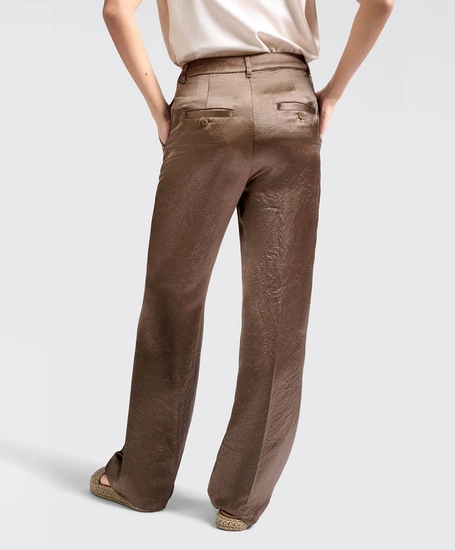 YAYA Broek Wide Leg Satin