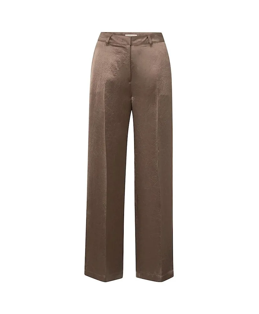 YAYA Broek Wide Leg Satin