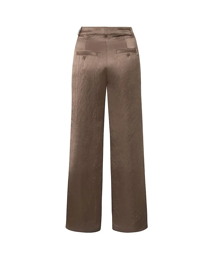 YAYA Broek Wide Leg Satin