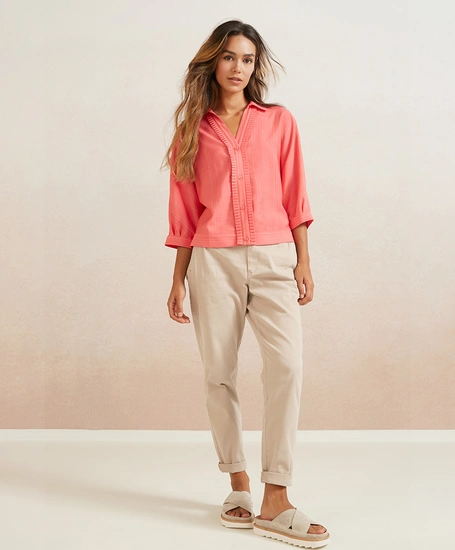 YAYA Broek Woven Loose Fit