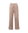 YAYA Cargo Broek Satin Wide Leg