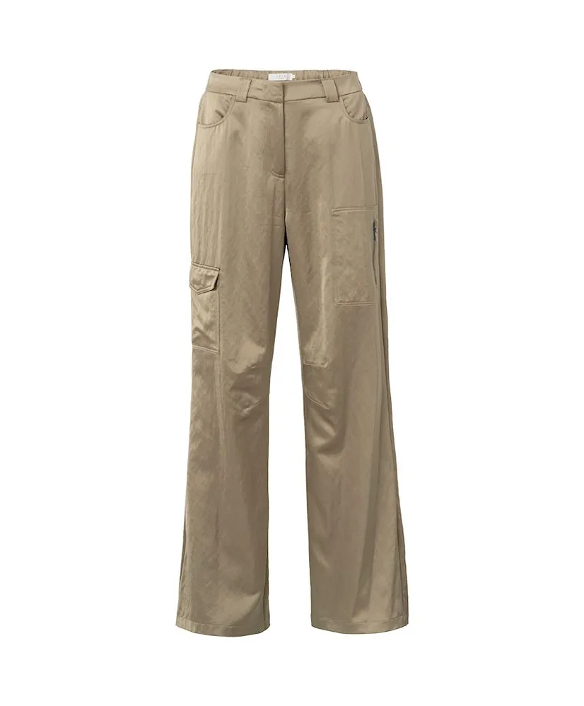 YAYA Cargo Broek Satin Wide Leg