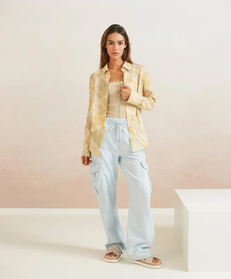 YAYA Cargo Broek Wide Leg