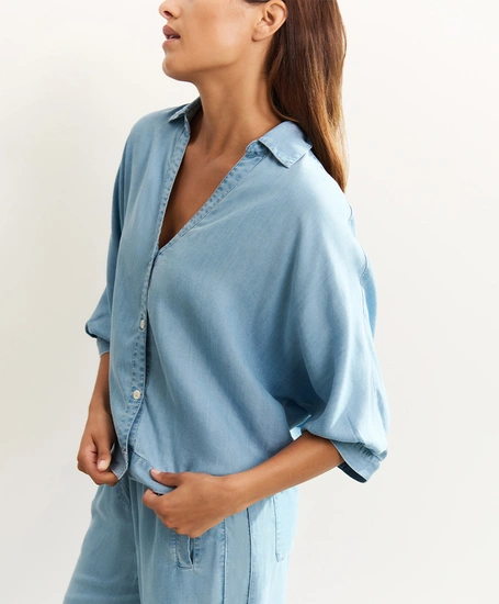 YAYA Chambray top