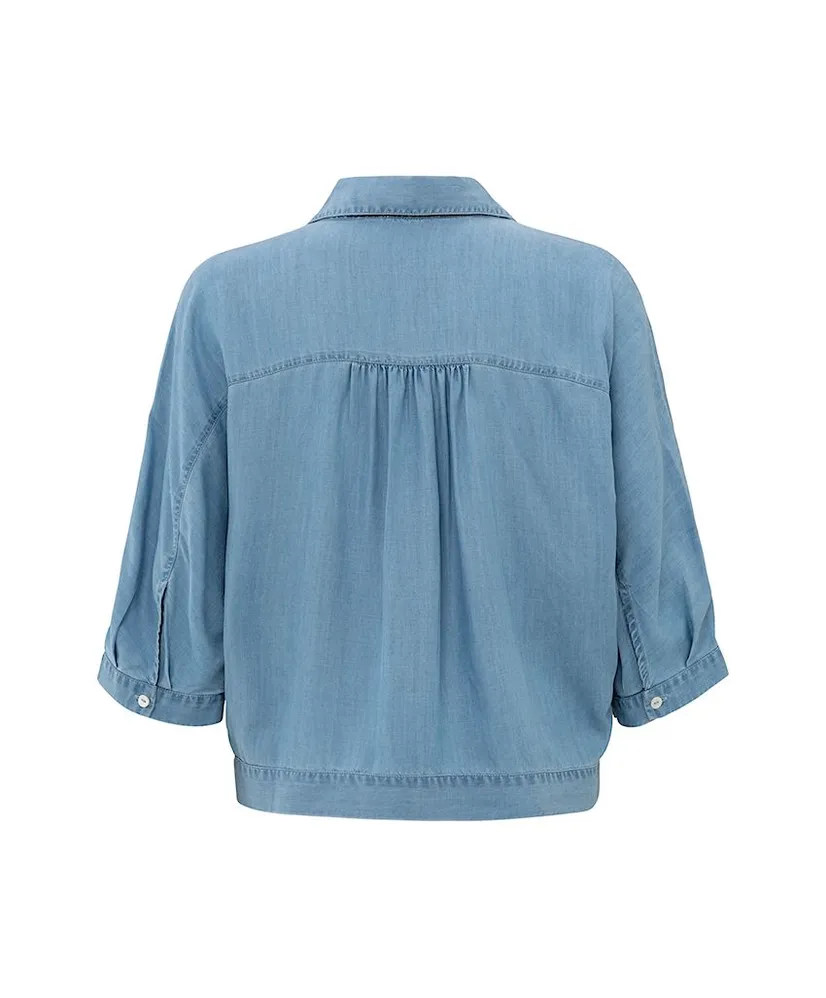YAYA Chambray top