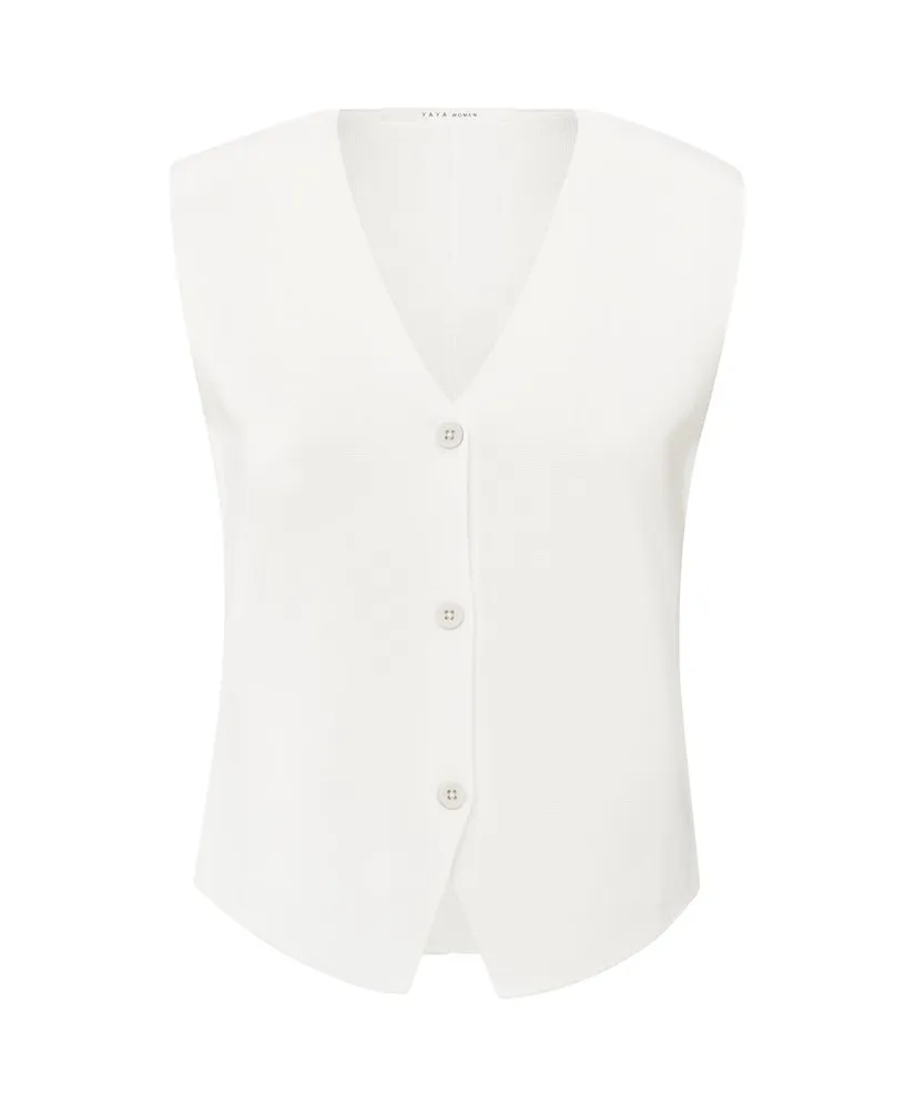 YAYA Gilet Clean Knitted
