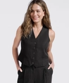 YAYA Gilet Linnen