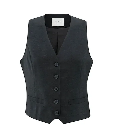 YAYA Gilet Linnen