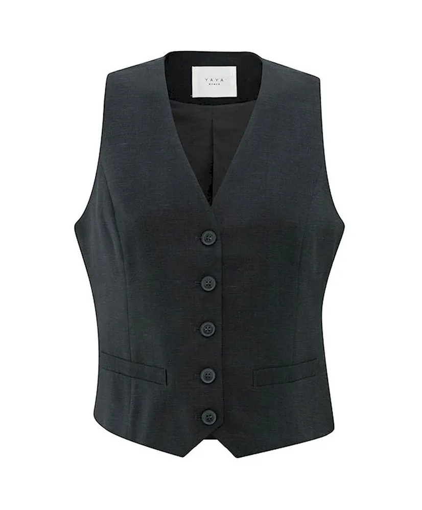 YAYA Gilet Linnen