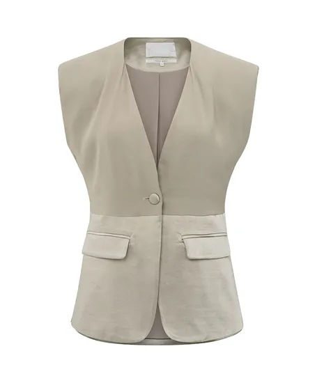 YAYa Gilet Satin Details