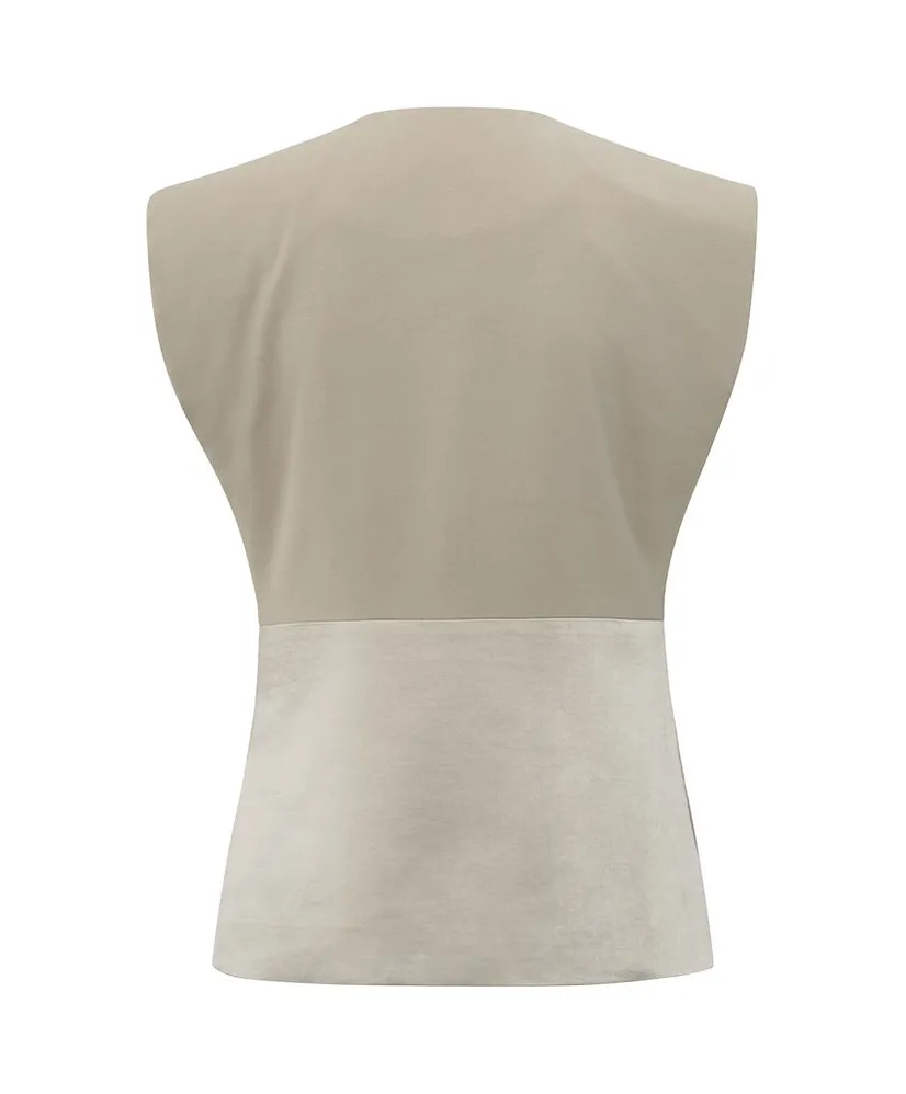 YAYa Gilet Satin Details